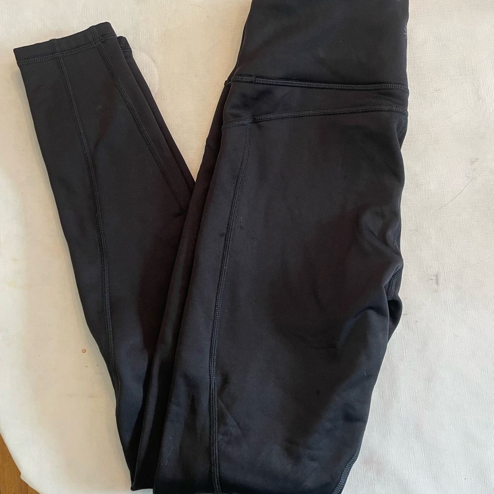 Athleta fleece leggings
